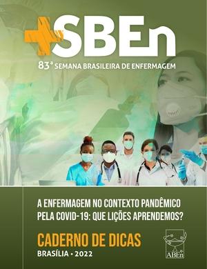 Capa do livro "A Enfermagem no contexto pandêmico pela COVID-19 que lições aprendemos?"